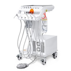 Dental Unit Chair DC Motor Computer Controlled/Mobile Delivery Unit Cart USA
