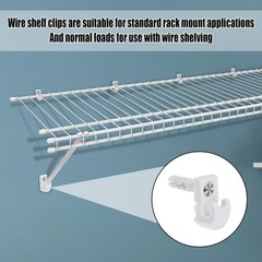 48 Pack 2.7 x 1.2 x 4 cm / 1.07 x 0.47 x 1.57 inches, Drywall clips 48 PACK