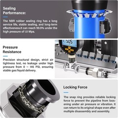 Versatile 3/8″ Diameter Push-to-Connect Fittings with 1/4″ NPT Threads – 2 Pack