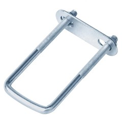 10 Pcs 1-1/2″ Inch Wide Square U-Bolt for Trailer, 3/8″ x 1-1/2″ x 4-3/8″, Elect