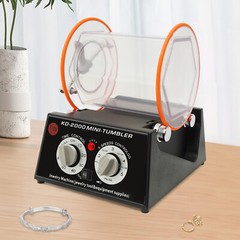 Modern Electric Jewelry Polisher 60W, Adjustable Speed & Timing, Compact Design