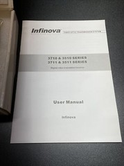 INFINOVA FIBER OPTIC TRANSMISSION SYSTEM N3511RA-R DIGITAL VIDEO TRANSMITTER