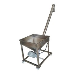 220V 60HZ Screw Type Automatic Feeding Machine 1.7M Height Material Conveyor