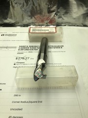 NEW HANITA 3/4″x1″x2-1/4″x6″OAL 2 Flute Carbide End Mill (FOR ALUMINUM).