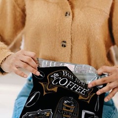 10×13 100 Coffee Bean Coffee Shop Designer Poly Mailers Shipping Envelopes Pr…