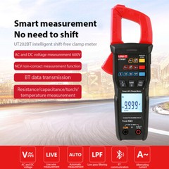 UNI-T Clamp Meter Digital Multimeter Bluetooth T-RMS L.P.F Inrush Current Tester