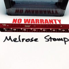 No Warranty Rubber Stamp Red Ink Self Inking Ideal 4913