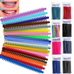 1000 Pcs Dental Orthodontic Ligature Ties Braces Elastics Rubber Bands Ligadura