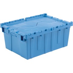 Distribution Container With Hinged Lid 21.9×15.3×9.7 Blue