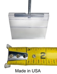 200 PACK 6 Inch Flip Scan™ Metal Peg Hooks w/Label Holder 1/8″ to 1/4″ Pegboard