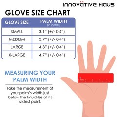 Innovative Haus Medical Grade Indigo Nitrile Exam Gloves – 100% Latex Free