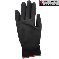 (12 PAIR) GLOBAL GLOVE PUG17-S POLYURETHANE COATED ANTI-STATIC WORK GLOVES SMALL