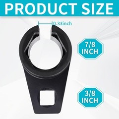Offset O2 Sensor Socket, 7/8-Inch (22mm) with 3/8-Inch Drive, Universal Fit for