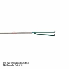 4A WOLF TYPE CUTTING LOOP SINGLE STEM 24Fr MONOPOLAR PACK OF 10