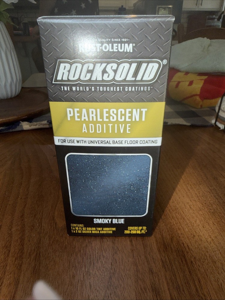 Rust-Oleum RockSolid Pearlescent Epoxy Additive. Smoky Blue 🔥🔥