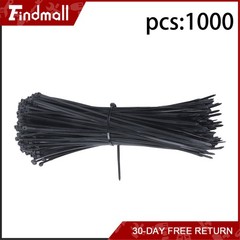 Findmall 1000Pack 12″ Zip Ties Nylon Cable Ties 60 lbs Self-locking UV Resistant