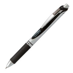 Pentel EnerGel RTX Retractable Liquid Gel Pen, Medium Line,0.7mm, Black, 12-Pk