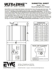 6″ RSD-NC Spring Return Motorized Damper