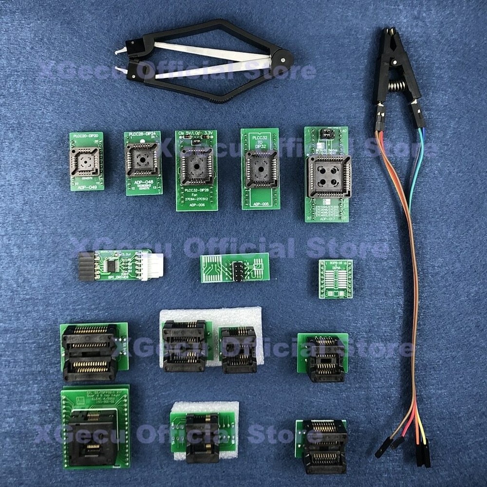 SPI drive QFP32 SOP8 SOP16 SOP20 SSOP8 PLCC adapter for TL866II Plus Programmer