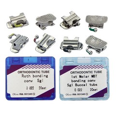 tubos de ortodoncia Orthodontic Buccal Tubes Dental Ortho Molar Tube Roth MBT
