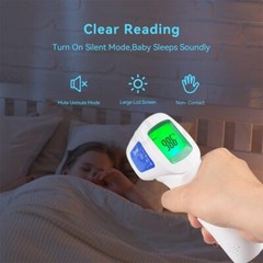 Berrcom Non-Contact Infrared Forehead Thermometer 6-in-1 Model JXB-178