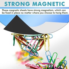 Strong Flexible Self Adhesive Magnetic Sheet 5×7 Photo Magnet Sheets 20 Mil 5PK