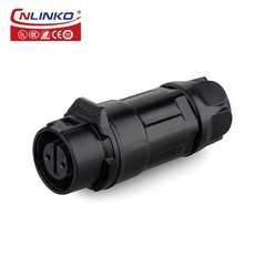 CNLINKO M12 2-5Pin IP68 Waterproof Solder Circular Connector Industrial LED PBT