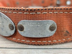 Klein Tools Inc. USA Lineman Nylon Climbing Belt Size M Model 5480 2D Vtg 1985