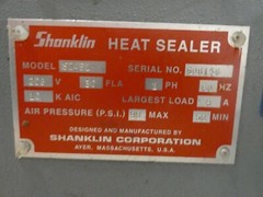 Shanklin S-24B Semi-Automatic L-Sealer, Right Feed