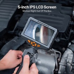 Teslong 360° Automotive Inspection Camera 8.5MM Borescope Articulating Endoscope