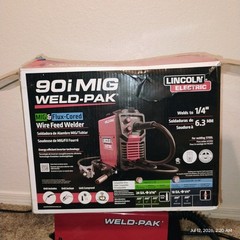 Lincoln Electric WELD-PAK 90i MIG Flux-Cored Wire Feeder Welder k5256-1