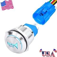 Horn Button Switch 12 Volt Momentary Push Button Switch ,Air Horn Button Switch