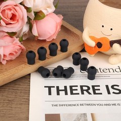 10pcs Ear Tips Replacement for EKO CORE 500 Digital Stethoscope, Soft Black