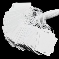 220 Pack White Price Tags with String Attached Marking Price Tags Price Labels D