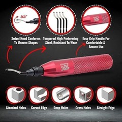 Deburring Tool with 2 Countersink Reamers & 10 Blades for Metal, PVC, Plastic, 3