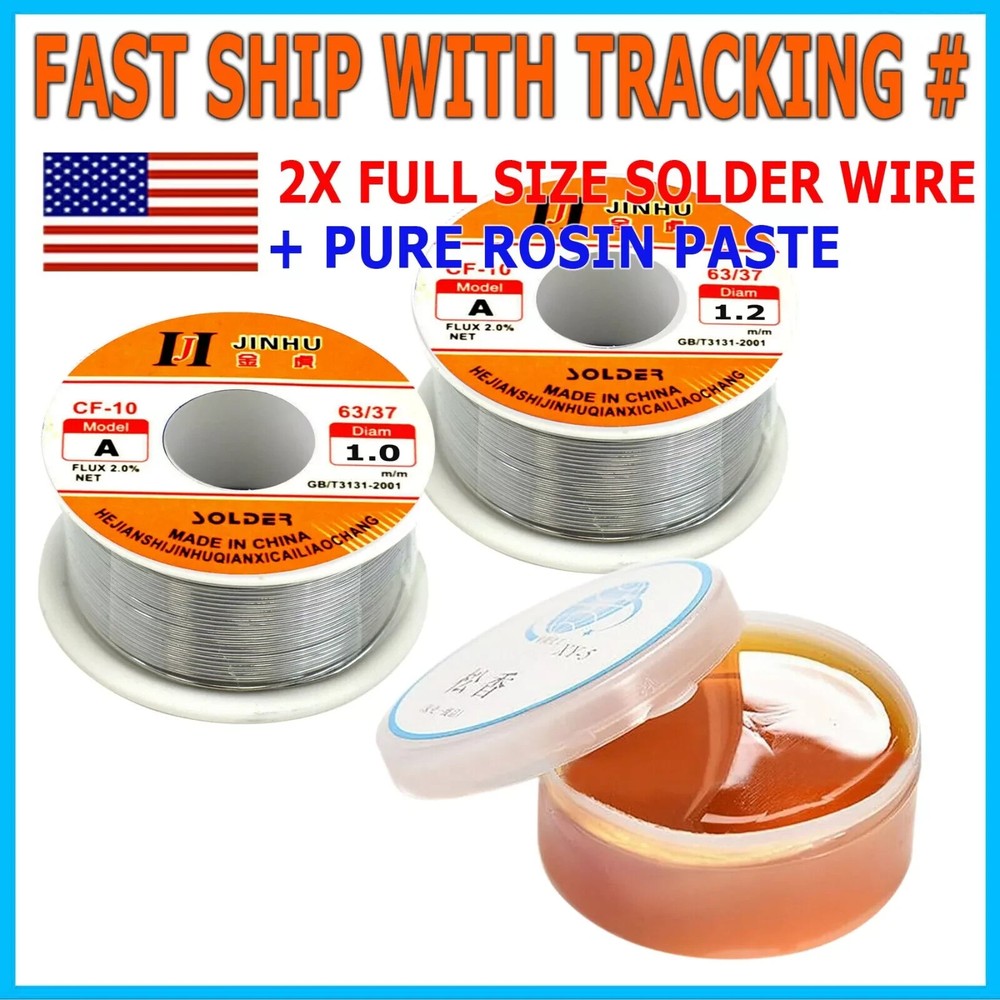 Tin Rosin Core Solder 1.0mm 1.2mm Wire For Electrical Soldering Pure Rosin Flux