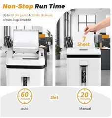 150-Sheet Paper Shredder Heavy Duty, Micro Cut and CDs/Cards
