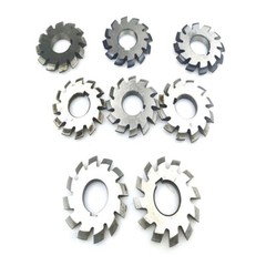 Set 8PC DP6,DP8,DP10,DP12,DP16,DP18,DP20,DP22 PA14-1/2 #1-8 Involute Gear Cutter