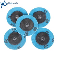 71× 2″ Roll Lock Sanding Discs Set W/ 1/4 Holder Die Grinder Quick Change Disc