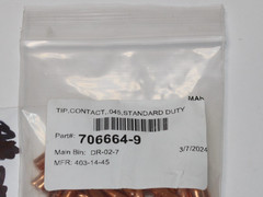 Tregaskiss, 403-14-45, Tough Lock Contact Tip .045 1.2mm Copper Welding Mig Weld