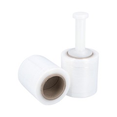 Cast Narrow Banding Stretch Shrink Wrap Film Clear 5″ x 1500′ 80 Gauge 12 Rolls