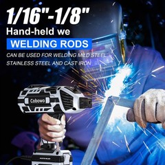 Portable Electric Welding Machine, Upgraded 110V ARC Welder, 20-120A, IGBT In…