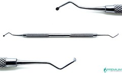NEW DENTAL EXCAVATOR SET OF 3 RESTORATIVE SPOON DOUBLE ENDED PREMIUM INSTRUMENTS