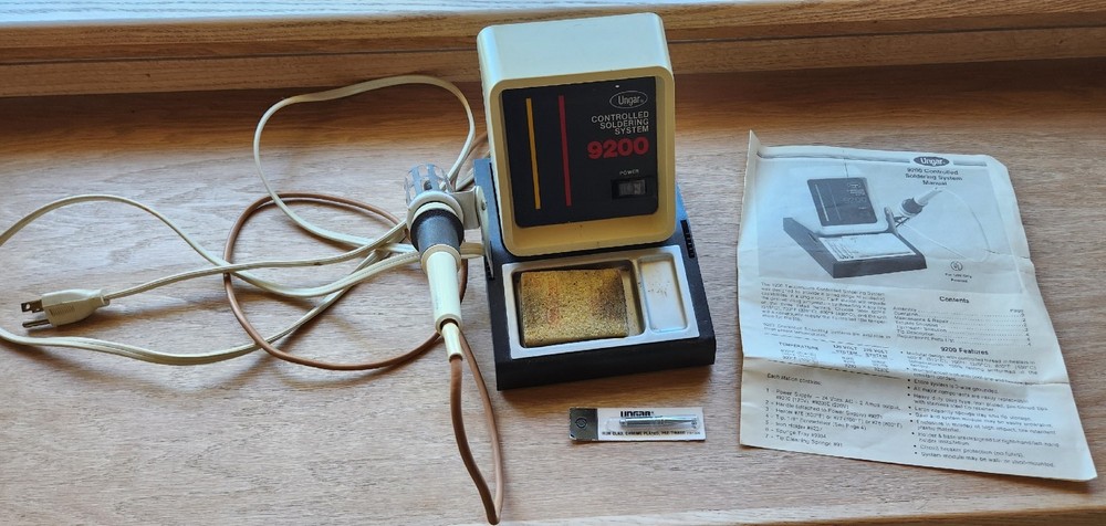 🍊Vintage 1980s Ungar 9200 Soldering Station System WORKS!