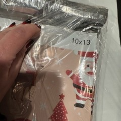 Poly Mailers 10×13″ Christmas Santa reindeer snowman holiday 25 count
