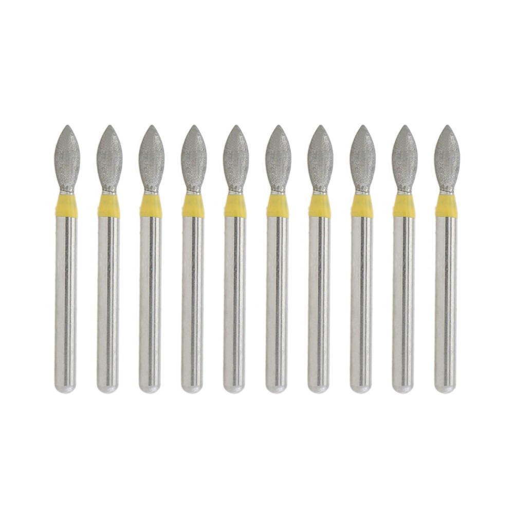 Dental Diamond Burs Football Egg FG 379/023XF Extra Fine Grit High Speed Burr