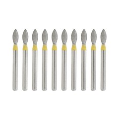 Dental Diamond Burs Football Egg FG 379/023XF Extra Fine Grit High Speed Burr