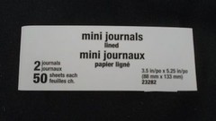 (2) Count Lot Brand New Staples Mini Journals Lined 50 Sheets Each 3.5″ x 5.25″