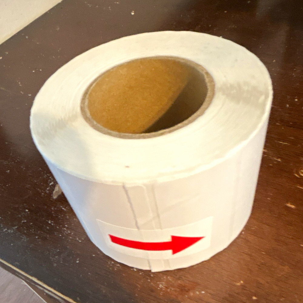 Blank White Label Rolls, Blank Labels on Rolls – Multiple Roll Pack