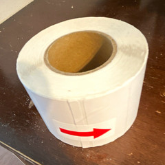 Blank White Label Rolls, Blank Labels on Rolls – Multiple Roll Pack